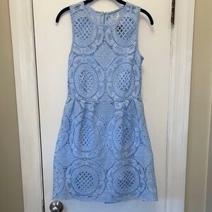 Romantic Blue Lace Dress New Size Small